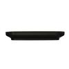 Cal-Mil 24114-618-13 Nova 6in x 18in x 2.5"H Black Melamine Coupe Platter - 6 Each 