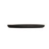 Cal-Mil 24120-10-13 Carmel 10in Dia. x 0.75"H Black Melamine Plate - 6 Each 