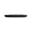 Cal-Mil 24120-8-13 Carmel 8in Dia. x 0.75"H Black Melamine Plate - 6 Each 