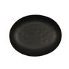 Cal-Mil 24122-1114-13 Carmel 11in x 14in x 1.75"H Black Melamine Pasta Platter 