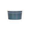 Cal-Mil 24127-5-111 5in Dia. x 3"H Stone Blue Melamine Bento Box - 3 Each 