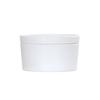 Cal-Mil 24127-5-15 5in Dia. x 3"H White Melamine Bento Box - 3 Each 