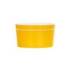 Cal-Mil 24127-5-42 5in Dia. x 3"H Yellow Melamine Bento Box - 3 Each 