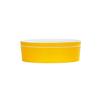 Cal-Mil 24128-7-42 7in Dia. x 3"H Yellow Melamine Bento Box - 3 Each 