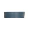 Cal-Mil 24129-10-111 10.5in Dia. x 3"H Stone Blue Melamine Bento Box - 3 Each 