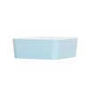 Cal-Mil 24130-8-127 8.25in x 8.25in x 3"H Ocean Blue Melamine Bento Box - 3 Each 