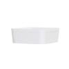 Cal-Mil 24130-8-15 8.25in x 8.25in x 3"H White Melamine Bento Box - 3 Each 