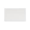 Cal-Mil 24304-1321-15 12.75in x 21in x 0.75"H White Melamine Platter - 6 Each 