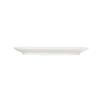 Cal-Mil 24305-812-15 8in x 11.5in x 1"H White Melamine Oval Plate - 6 Each 