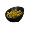 Cal-Mil 24308-6-13 6.75in Dia. x 4"H Matte Black Melamine Bowl - 6 Each 