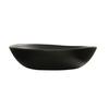 Cal-Mil 24402-16-13 Bali 6.5in Dia. x 1.75"H Black Melamine Pasta Bowl - 6 Each 