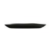 Cal-Mil 24404-1216-13 Bali 12in x 16in x 1.5"H Black Melamine Oval Platter - 6 Each 