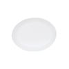 Cal-Mil 24404-1216-15 Bali 12in x 16in x 1.5"H White Melamine Oval Platter - 6 Each 