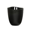 Cal-Mil 24405-48-13 Bali 5.75in Dia. x 6.25"H Black Melamine Dressing Crock 