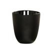 Cal-Mil 24405-96-13 Bali 7in Dia. x 7.75"H Black Melamine Dressing Crock - 6 Each 