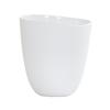 Cal-Mil 24405-96-15 Bali 7in Dia. x 7.75"H White Melamine Dressing Crock - 6 Each 