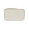 Cal-Mil 24406-1220-103 Bali 12in x 20in x 1.5"H Ivory Melamine Platter - 3 Each 