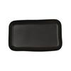 Cal-Mil 24406-1220-13 Bali 12in x 20in x 1.5"H Black Melamine Platter - 3 Each 