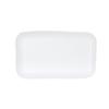Cal-Mil 24406-1220-15 Bali 12in x 20in x 1.5"H White Melamine Platter - 3 Each 