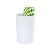 Cal-Mil 24406-4-15 Sophie 3.75in Dia. x 6"H Matte White 20oz Jar - 3 Each 