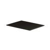 Cal-Mil 24407-1012-13 10.75in x 13.5in x 0.5"H Black Melamine Tray - 6 Each 