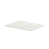 Cal-Mil 24407-1012-81 10.75in x 13.5in x 0.5"H White Marble Melamine Tray - 6 Each 