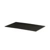 Cal-Mil 24407-1220-13 13.5in x 21.5in x 0.75"H Black Melamine Tray - 6 Each 