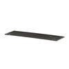 Cal-Mil 24407-206-124 21.5in x 6.75in x 0.75"H Black Marble Melamine Tray - 3 Each 