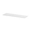 Cal-Mil 24407-206-15 21.5in x 6.75in x 0.75"H White Melamine Tray - 3 Each 
