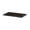 Cal-Mil 24407-610-124 6.5in x 10.5in x 0.5"H Black Marble Melamine Tray - 6 Each 