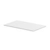 Cal-Mil 24407-610-15 6.5in x 10.5in x 0.5"H White Melamine Tray - 6 Each 