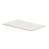 Cal-Mil 24407-610-81 6.5in x 10.5in x 0.5"H White Marble Melamine Tray - 6 Each 