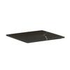 Cal-Mil 24408-10-124 10in x 10in x 0.75"H Black Marble Melamine Tray - 6 Each 