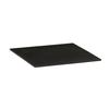 Cal-Mil 24408-12-13 12in x 12in x 0.75"H Black Melamine Tray - 3 Each 