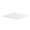 Cal-Mil 24408-12-15 12in x 12in x 0.75"H White Melamine Tray - 3 Each 