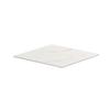Cal-Mil 24408-12-81 12in x 12in x 0.75"H White Marble Melamine Tray - 3 Each 