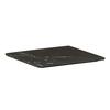 Cal-Mil 24408-8-124 8in x 8in x 0.75"H Black Marble Melamine Tray - 6 Each 