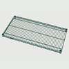 Quantum Food Service 48x24 Green Epoxy Wire Shelf - 2448P 