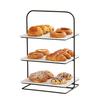 Cal-Mil 25201-3-13 Logan 10.25in x 14.25in x 21in Wire 3-Tier Display Stand 