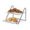 Cal-Mil 25202-1012-13 Logan 14.25in x 15.75in x 12in Wire 2-Tier Display Stand 