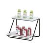 Cal-Mil 25202-610-13 Logan 11.5in x 10.5in x 8in Wire 2-Tier Display Stand 
