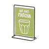 Cal-Mil 25203-811-13 Logan 9in x 4.5in x 12.5"H Countertop Sign Holder - 6 Each 