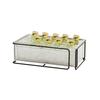 Cal-Mil 25206-1220-13 Logan 21.25in x 13.25in x 7.25"H Black Ice Display 