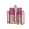 Cal-Mil 25209-93 Logan 8.5in x 4.5in x 9.25in (2) Sections Cup & Lid Organizer 