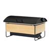 Cal-Mil 25225-93 Logan 23in x 17.5in x 13.75"H Wood Chafing Dish 