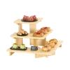 Cal-Mil 25229-93 Logan 23in x 23in x 15.25"H Birch Wood Corner Display Stand 