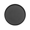 Cal-Mil 26105-6-13 Arista 6in Dia. Matte Black Melamine Plate - 6 Each 