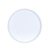 Cal-Mil 26107-10-15 Arista 10in Dia. Matte White Melamine Raised Rim Plate 