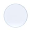 Cal-Mil 26107-14-15 Arista 14in Dia. Matte White Melamine Raised Rim Plate 