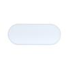 Cal-Mil 26107-208-15 Arista 20in x 8in x 1.5"H Matte White Melamine Oval Platter 